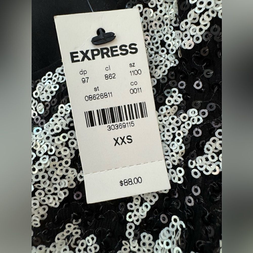 NWT Express Sequined Top - Picture 7 of 8